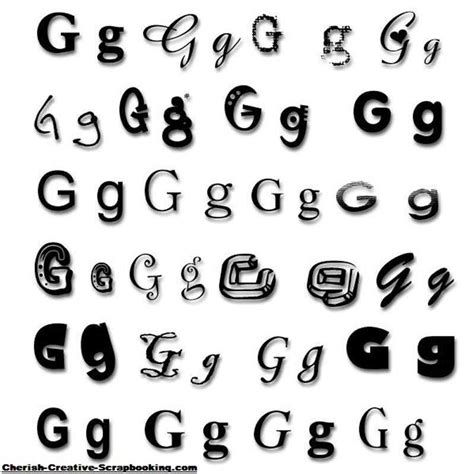 G in different fonts - See above for 'F' different fonts! That includes F in cursive, F in bold, italic, gothic/medieval, cute/aesthetic, curly, monospace, and lots more. You can change the input box to generate different text symbols with all sorts of fancy Unicode characters that you can copy and paste.